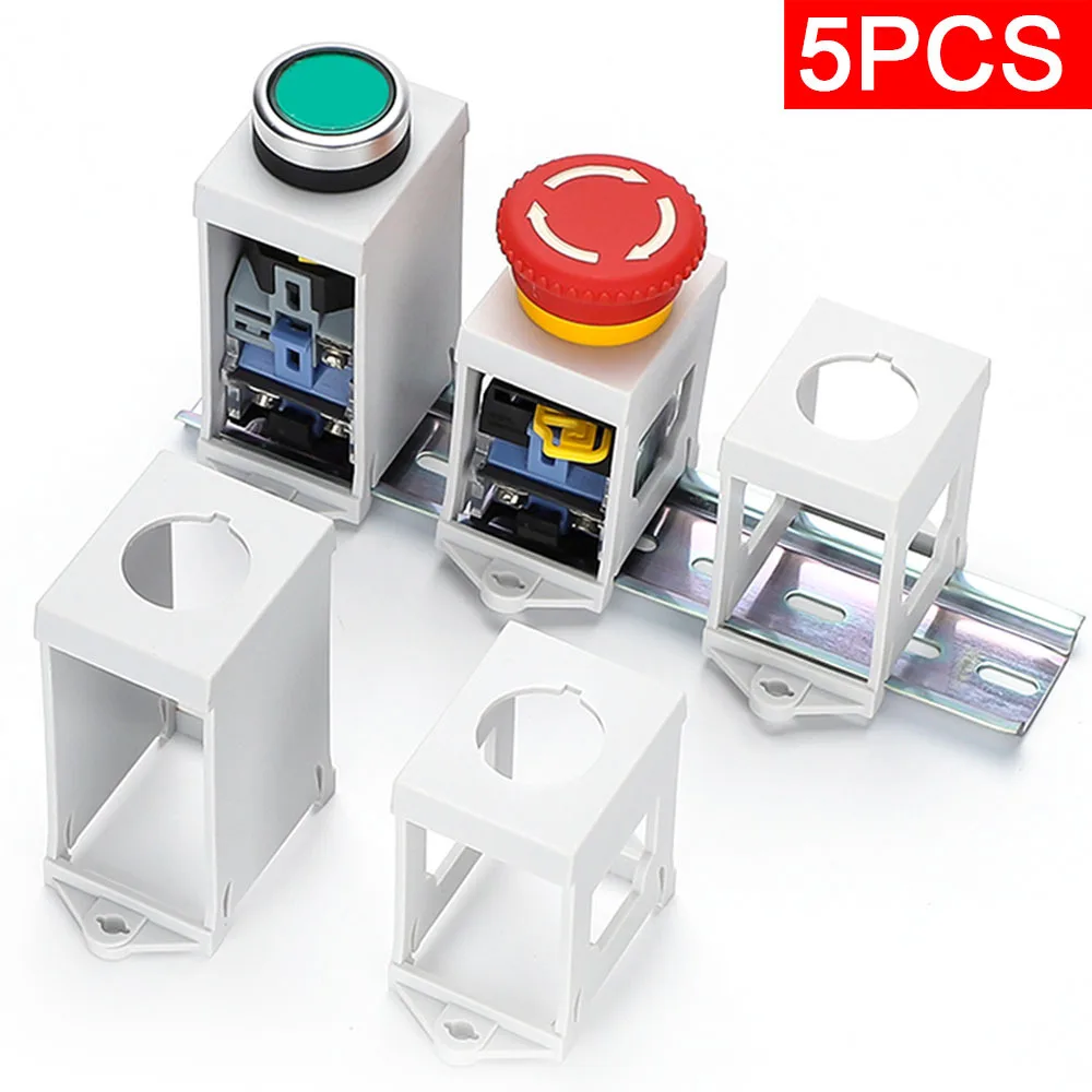 

10pcs LA38 Push button switch protective cover protective cover anti-missing elevator emergency stop 22mm accessory round warn