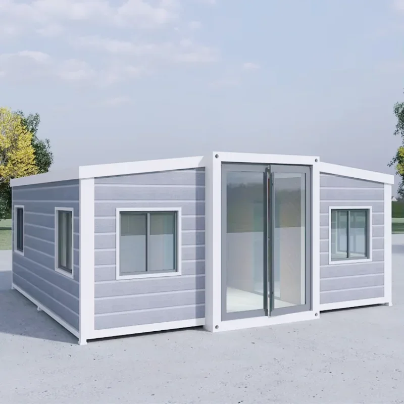 Prefabricated Home Manufacturer Supply Steel Structure 40ft  3 Bedroom Container Home Expandable Container Houses Long Life Span