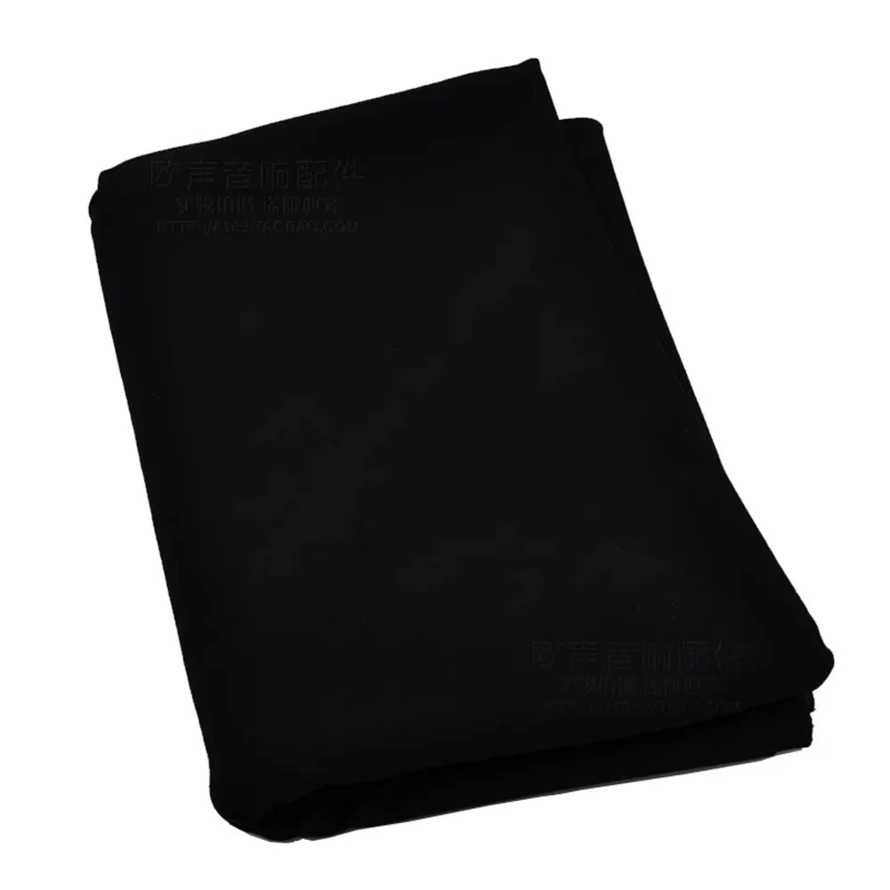 Décoration de haut-parleur noir, tissu en maille respirant, Anti-poussière, tissu de gril, tissu Gil