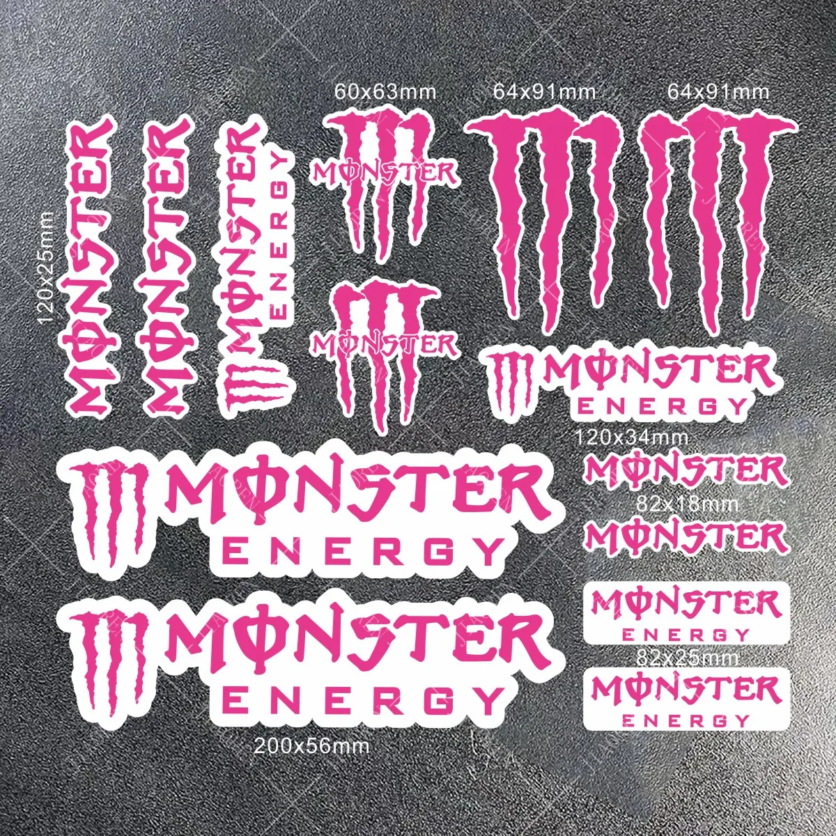 

Виниловая боковая полоса мотоцикла Monster Energy, наклейка на автомобиль, наклейка на весь мотоцикл, светоотражающие наклейки, украшение автомобиля
