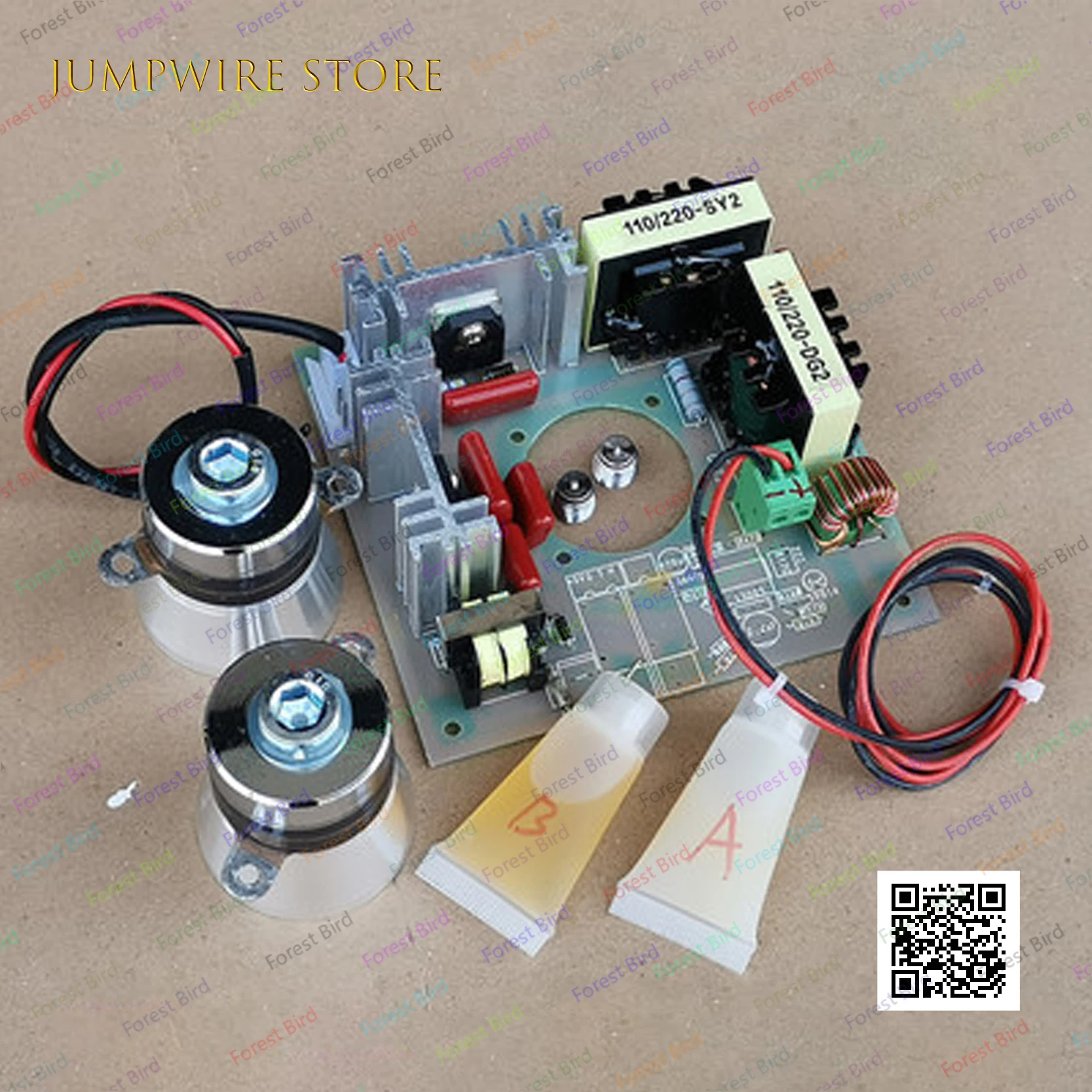 120W/40KHZ Ultrasound Cleaner Circuit Board Oscillator Kit Ultrasonic Generator DIY Simple Machine Moving Vibration Box