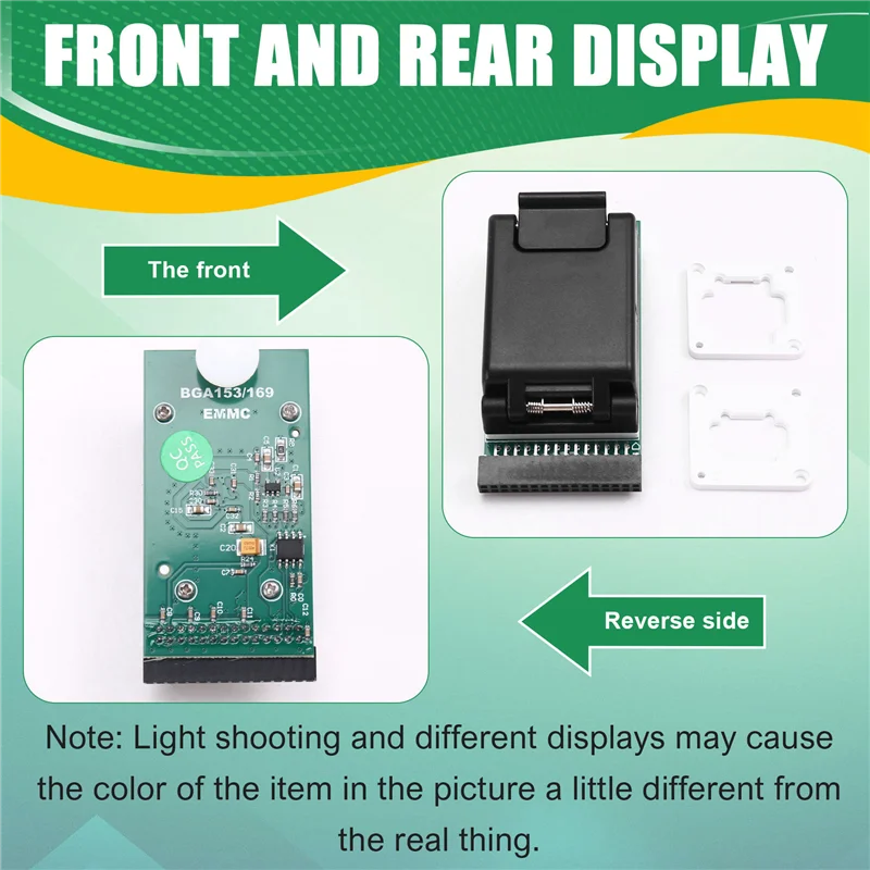 AC57-For T76 Programmer Adapter Burning Socket EMMC BGA153/BGA169 V2.0 Dual-Head Probe Holder