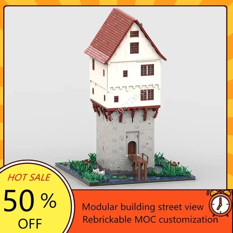 

10737PCS MOC Medieval Castle Custom Puzzle Model Tower House Technical DIY Assembly Set Toy For Child Holiday Birthday Toy Gifts