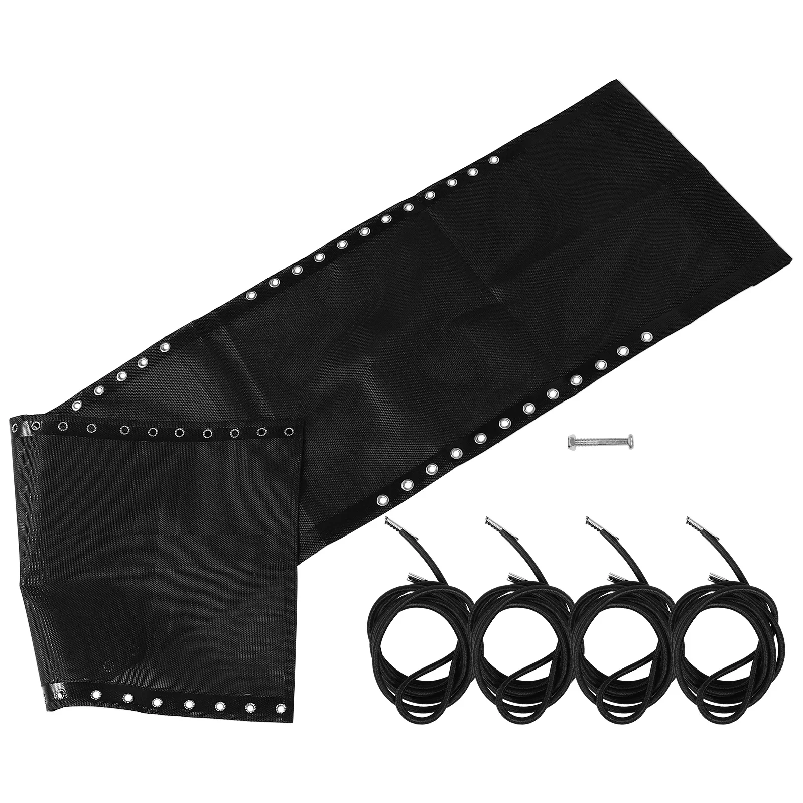 

1 Set Outdoor Lounge Chair Replacement Fabric Heavy-Duty Weatherproof Breathable Mesh Sling Rope Repair Cloth for Patio Chaise