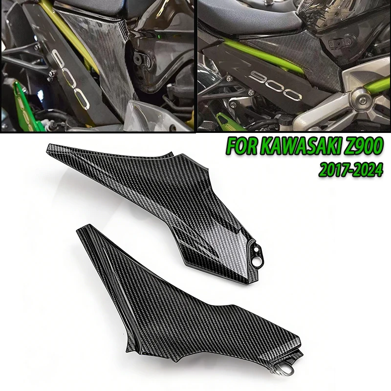 

Motorcycle Parts For Kawasaki Z900 z 900 2017-2024 Small Side Panel of Fuel Tank Lower Side Panel Of Leather Seat Fairing