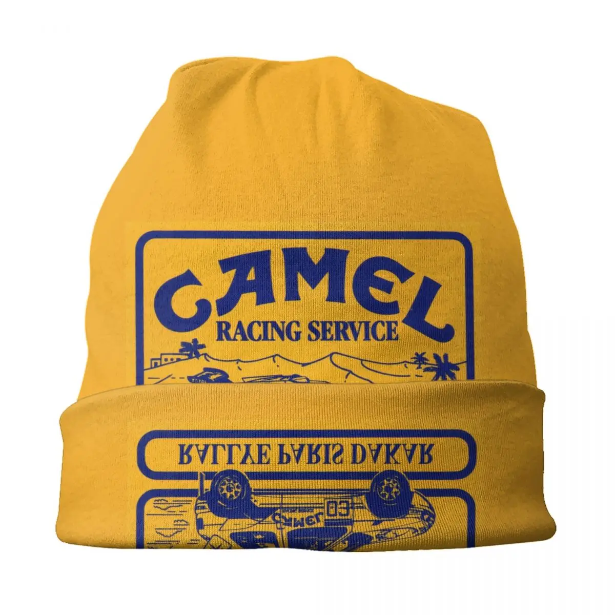 Camel Racing Service Bonnet Hat Knitted Hat Men Women Cool Unisex Adult Warm Winter Beanies Cap