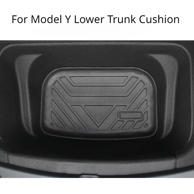 TPE Pad Front Rear Mat for Tesla Model Y Mat Interior Accessories Trunk Cargo Tray Floor Mats with Modely Trunk Protective Pads