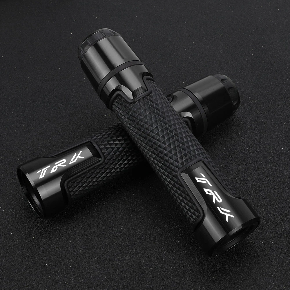 Motocicletas para BENELLI TRK TRK502 7/8 ''22MM empuñaduras de manillar de aluminio CNC agarre de manillar antideslizante acelerador 1 par de accesorios