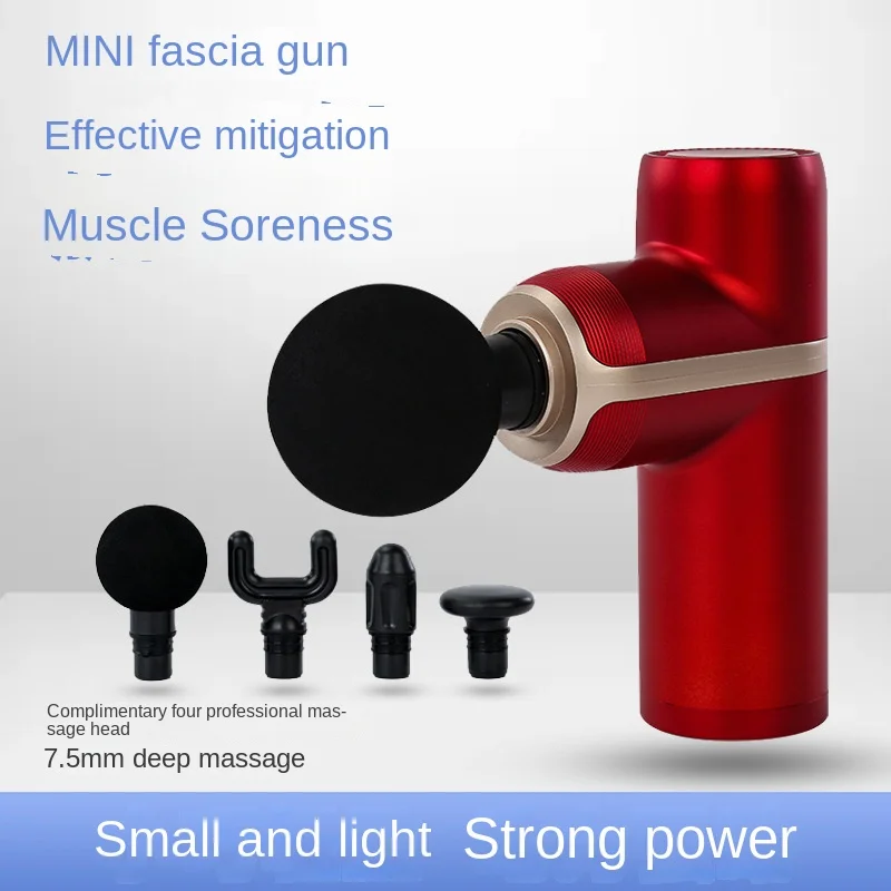 

Mini Fascia Gun Portable Silent Brushless Electric Small Muscle Relaxation Massage Gun Rechargeable 4 Gears