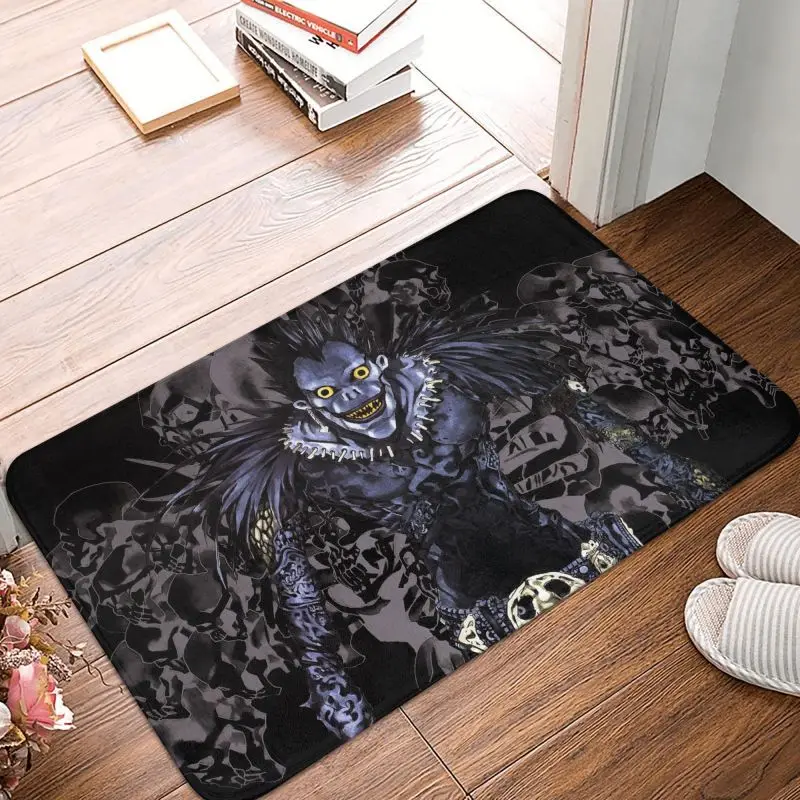 Cool Death Note Ryuk Doormat Anti-Slip Kitchen Bath Mat Toilet Floor Door Entrance Carpet Rug