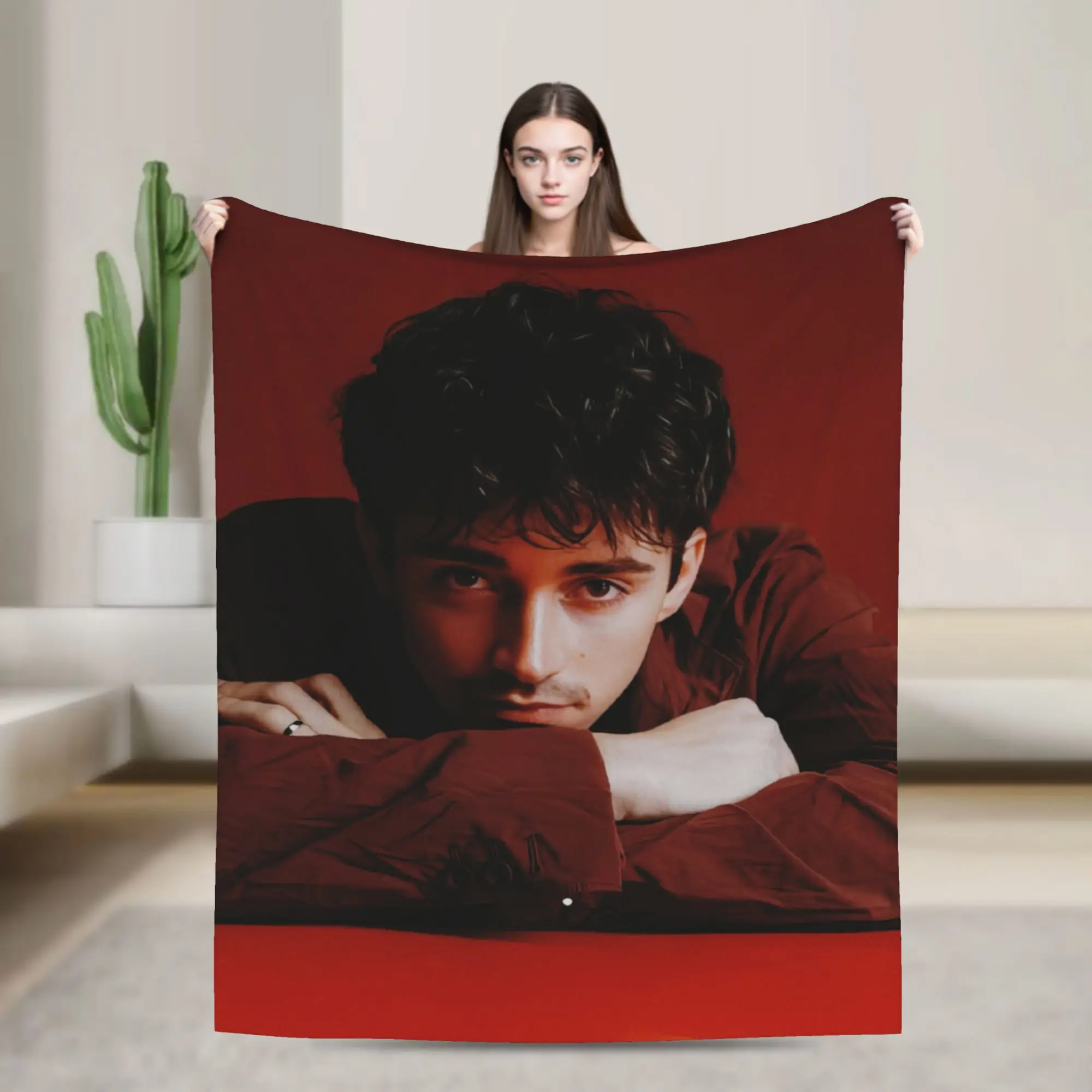 Warm Soft Blankets Decorative C-Charles L-Leclercs Throw Blanket  Flannel Bedspread For Couch Bed Comfortable Sofa Bed Cover