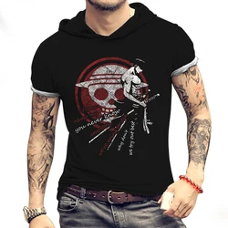 Camiseta grande com capuz masculina, roupas de tendência estilo Harajuku, One Piece Fashion, alta qualidade, Y2k, 3XL, 2024