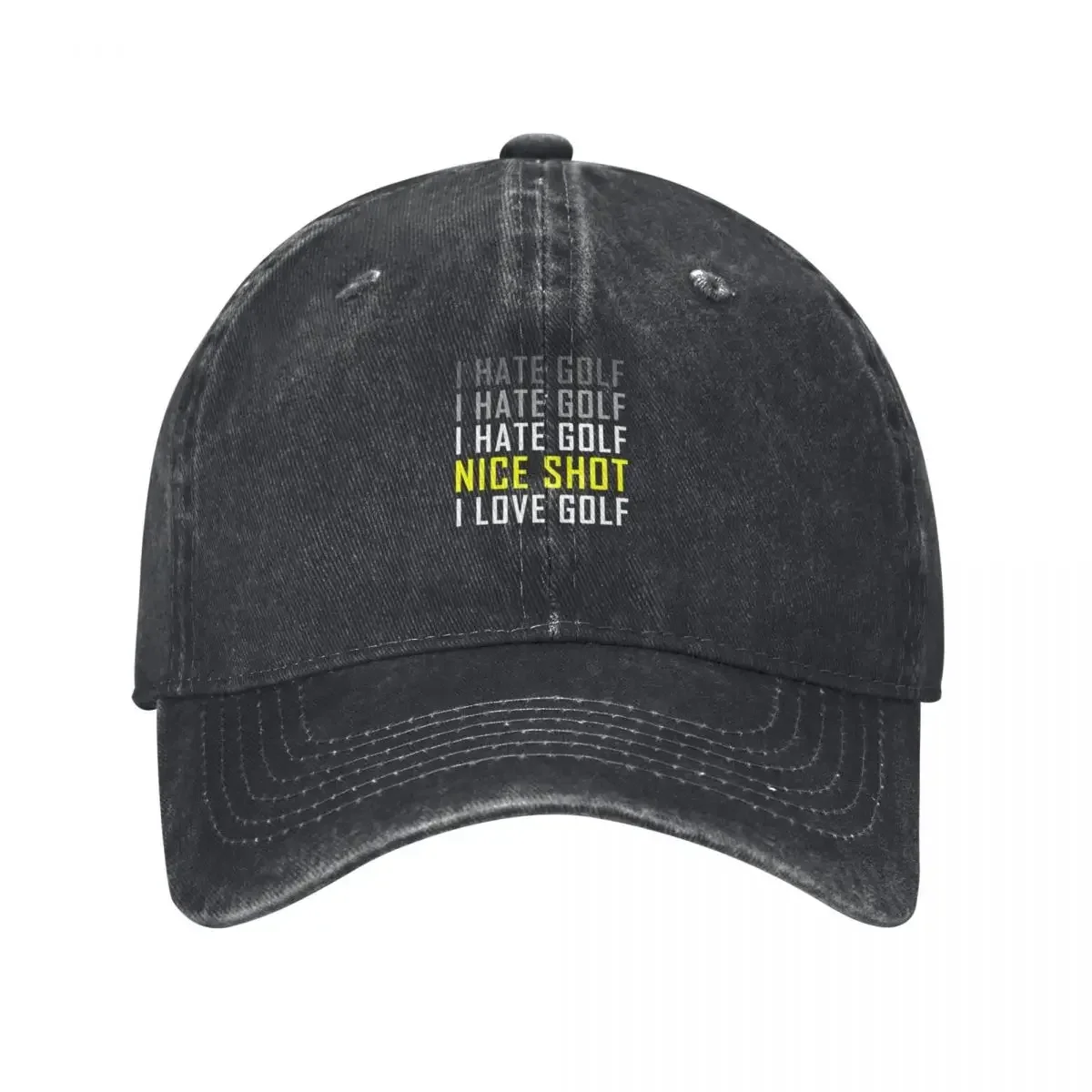 

funny golf quote Baseball Cap Beach derby hat funny hat Horse Hat Female Men's