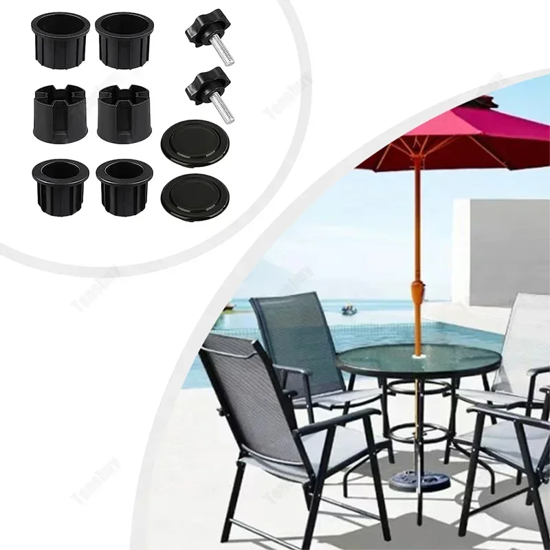 

Sun Umbrella Base Bracket Access Plastic Pipe Sleeve Fixing Screws Sets For Stand Stabilisation Sleeve Patio Table Balcony Decks