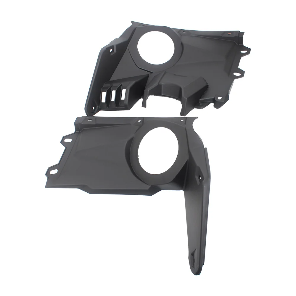 ملحقات UTV مقاس 6.5 بوصة لوحة مكبر صوت أمامية سوداء مجموعة أدوات ستيريو لـ Can-Am Maverick X3 XDS XRS MAX Turbo R DS RS 2017-23