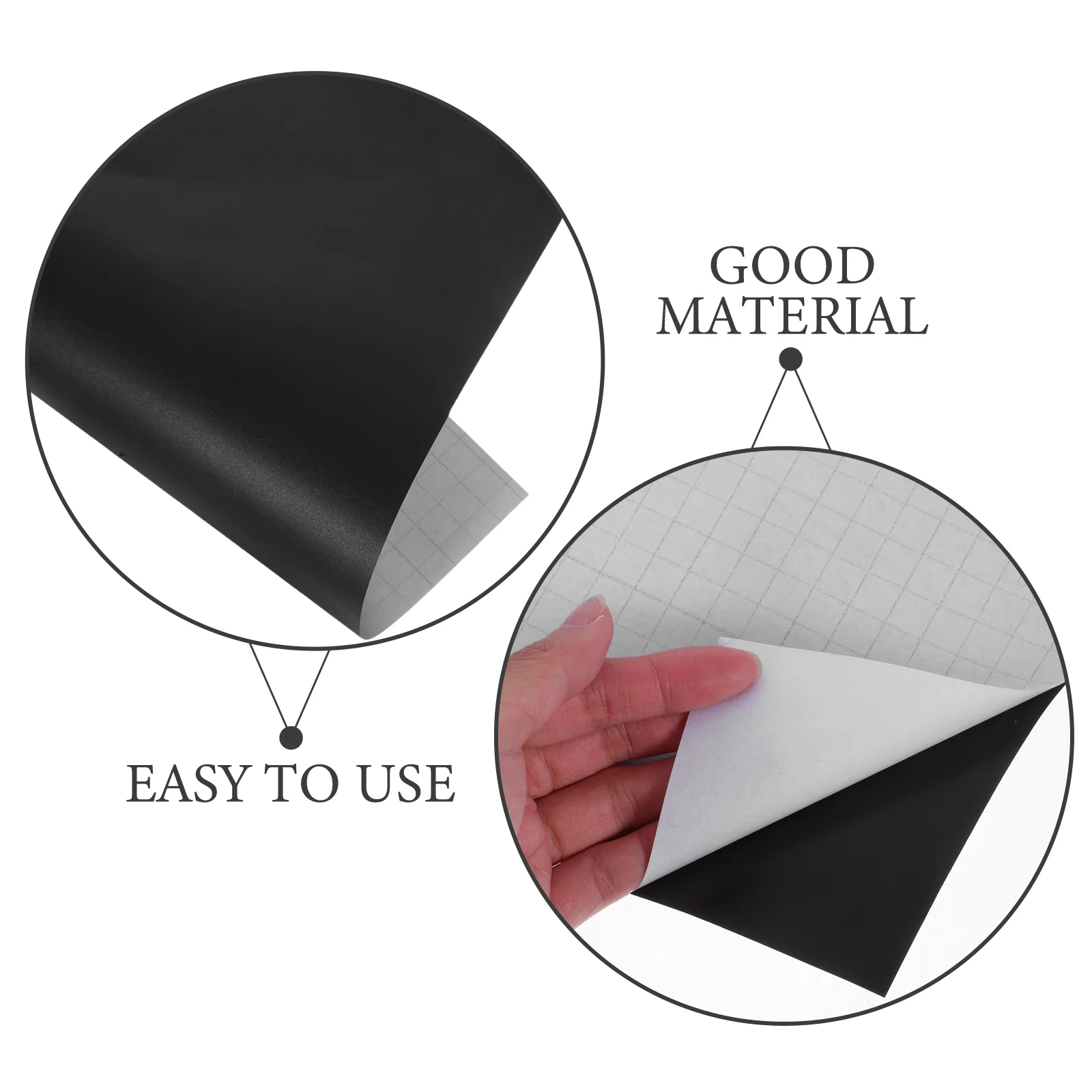 8 Pcs Engraving Key Chain Removable Chalkboard Adhesive Stickers Blackboard Labels