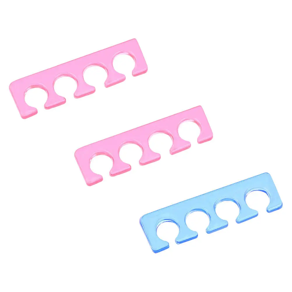 

3Pcs Nail Separator Finger Divider Soft Silicone Flexible Manicure Toe Separator Nail Art Tool Manicure Accessory Reusable