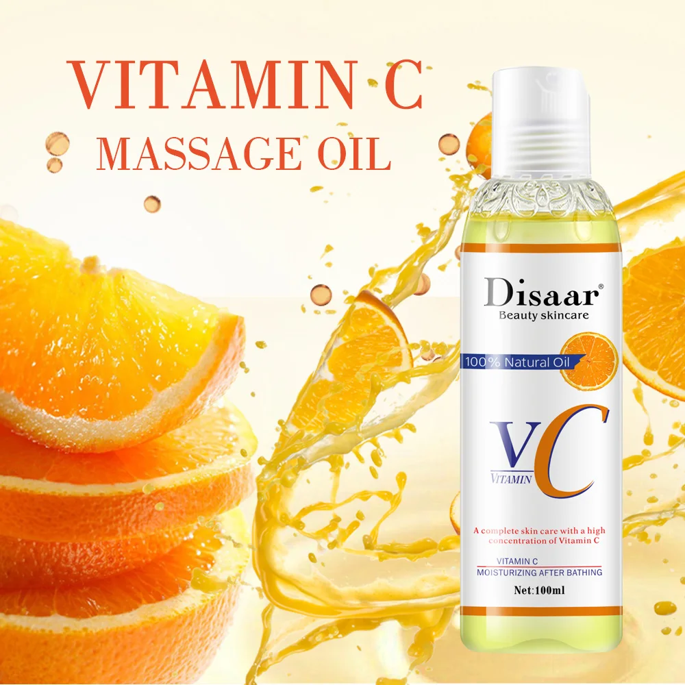 Disaar Vitamin C Body Oil Moisturizing Essential Oil Care Massage Oils