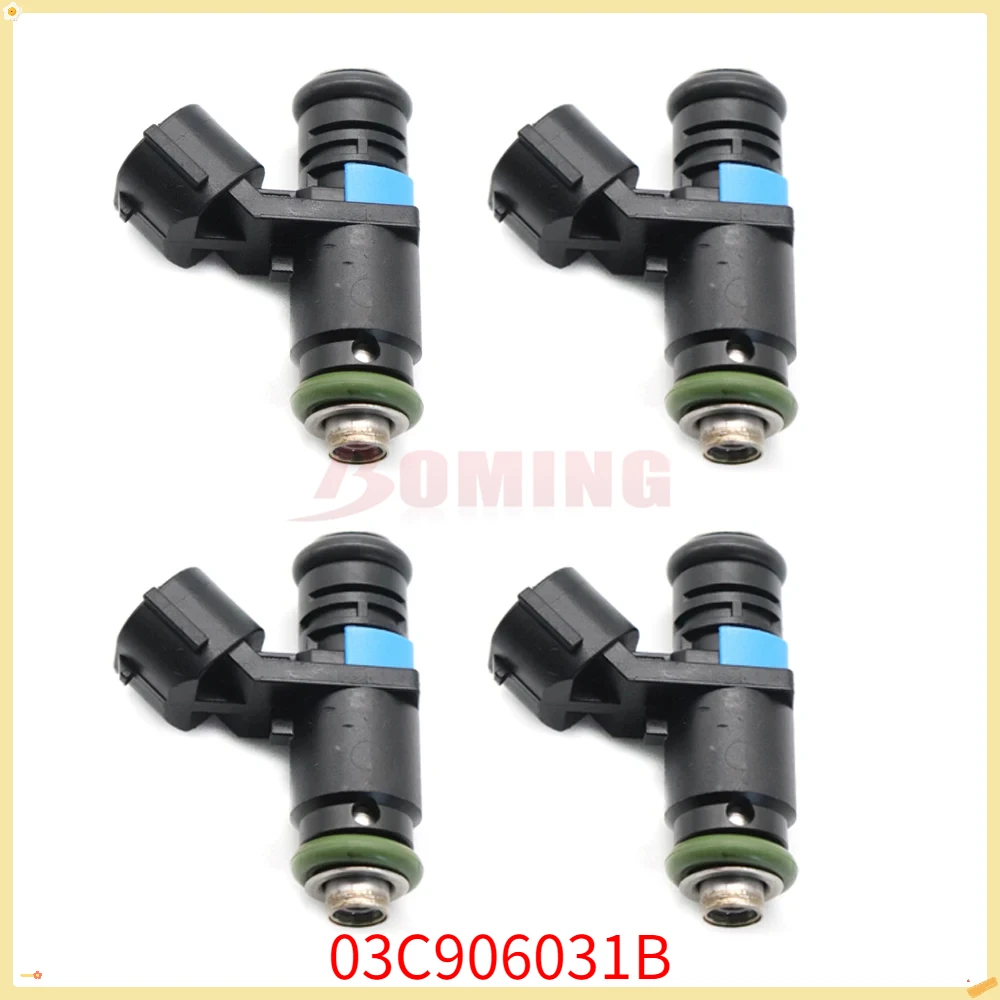 

4PCS NEW High Quality Car Fuel Injectors Nozzle Fits For Skoda Octavia Superb 1.6 For Volkswagen Polo 1.6 03C906031B