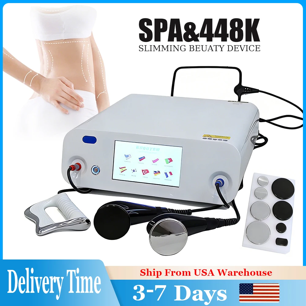 

INDIBA 448Khz Thermal Therapy Technology Beauty Machine Body Care Face Lifting Relieve Pains Lose Weight SPA Device Skin Firming
