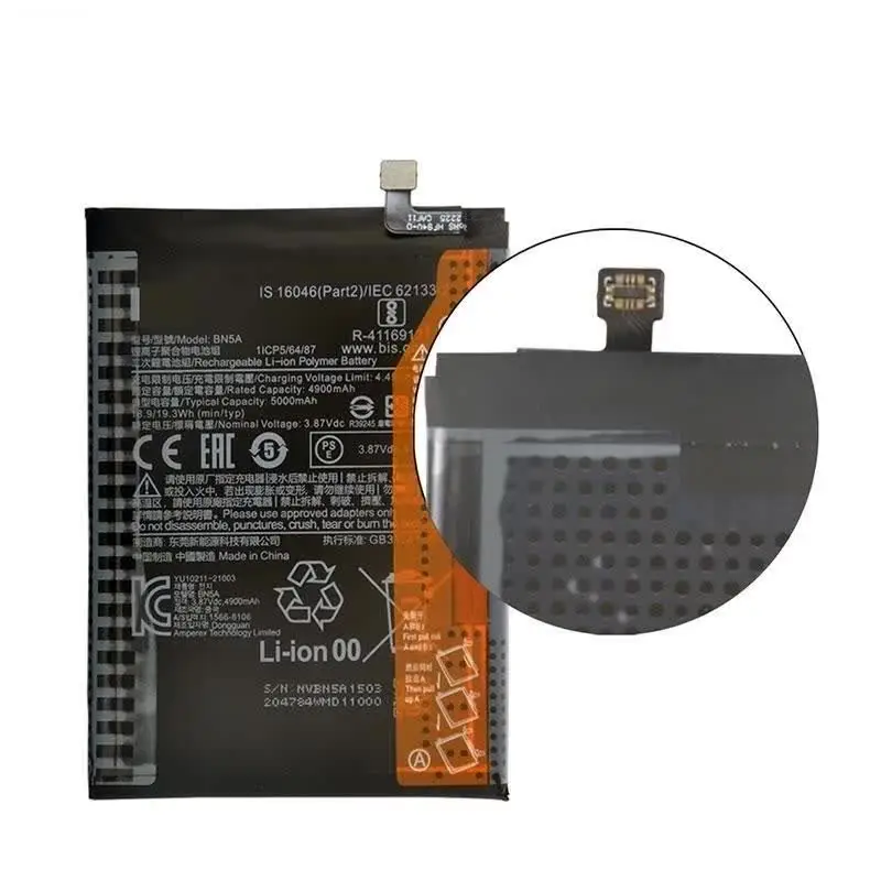 100% Orginal BM53 5000mAh Battery For Xiaomi 10T/10T Pro/ Mi 10T