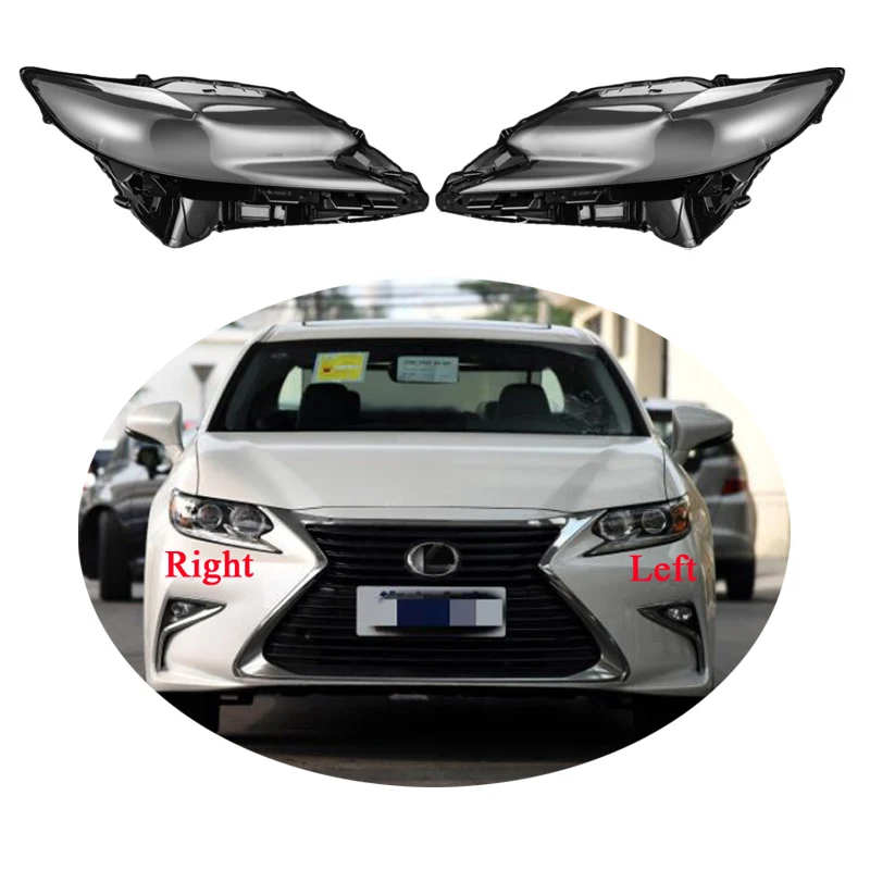 

For Lexus ES ES200 ES260 ES300 ES350 2015 2016 2017 Headlamp Cover Headlight Shell Transparent Lens Lampshade Glass Lamp Mask