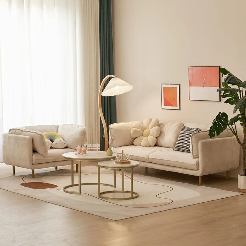 

Luxury Lazy Living Room Sofas Minimalist Nordic Corner Modern Sofa Comfortable Design Meuble Maison Furniture Accessories