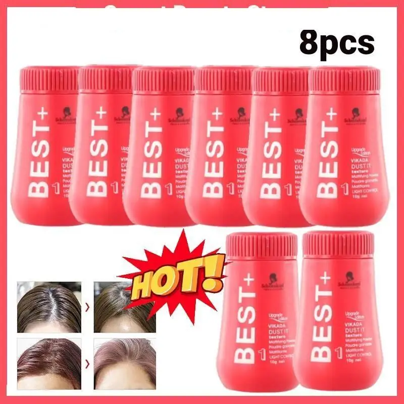 8pcs Hair Volumizing Powder Hair Powder Fluffy Increase Hair Volume Mattifying Powder Hair Design Styling Powder New