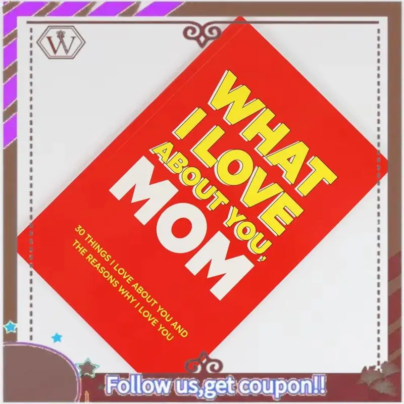 أحدث هدية عيد الأم العاطفية - كتاب التواصل بين الوالدين والطفل "أم، ماذا أحبك"