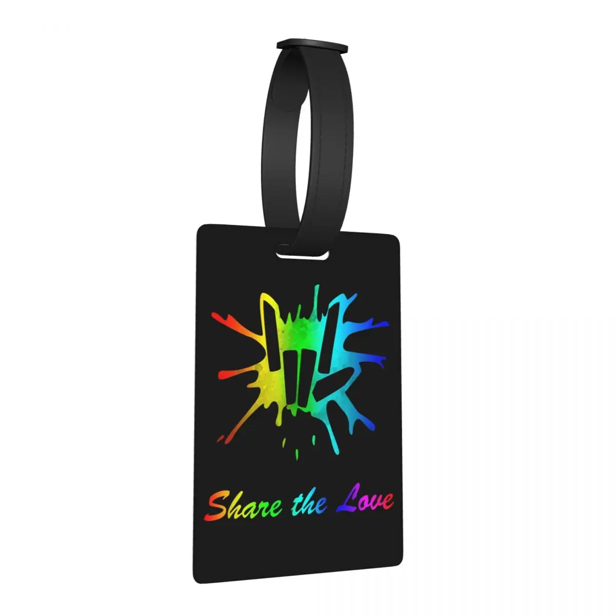 

Поделиться любовью, милые для детей и молодежи, багажные бирки, аксессуары для чемодана, дорожный багаж, посадочная бирка, держатель этикетки, идентификационное имя, адрес