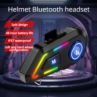 New Motorcycle Helmet Bluetooth Headset - Noise Cancelling Waterproof, for Music/Calls On-Road&Off-Road Riding
