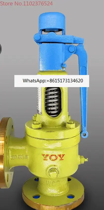 Spring full lift safety valve A48YH-16C/25C gas-liquid flange pressure relief valve for boiler steam pipeline