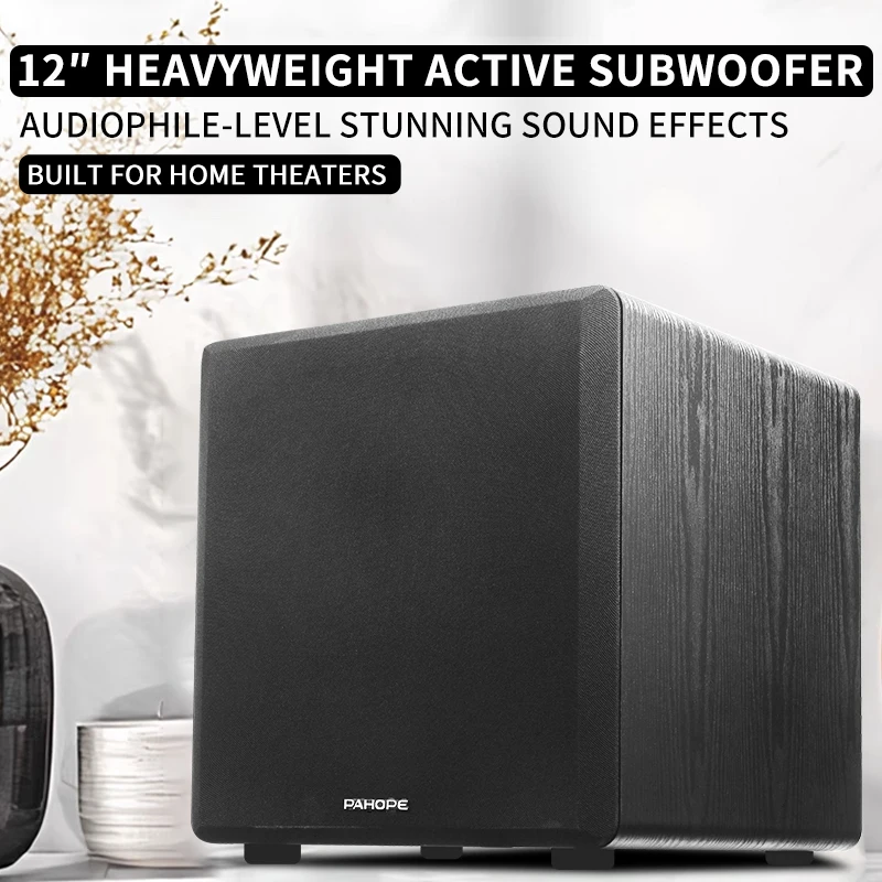 

2026 Hot Selling12-inch home theater active subwoofer, high-power bass dj subwoofer speaker, with party Class D amplifier 220V