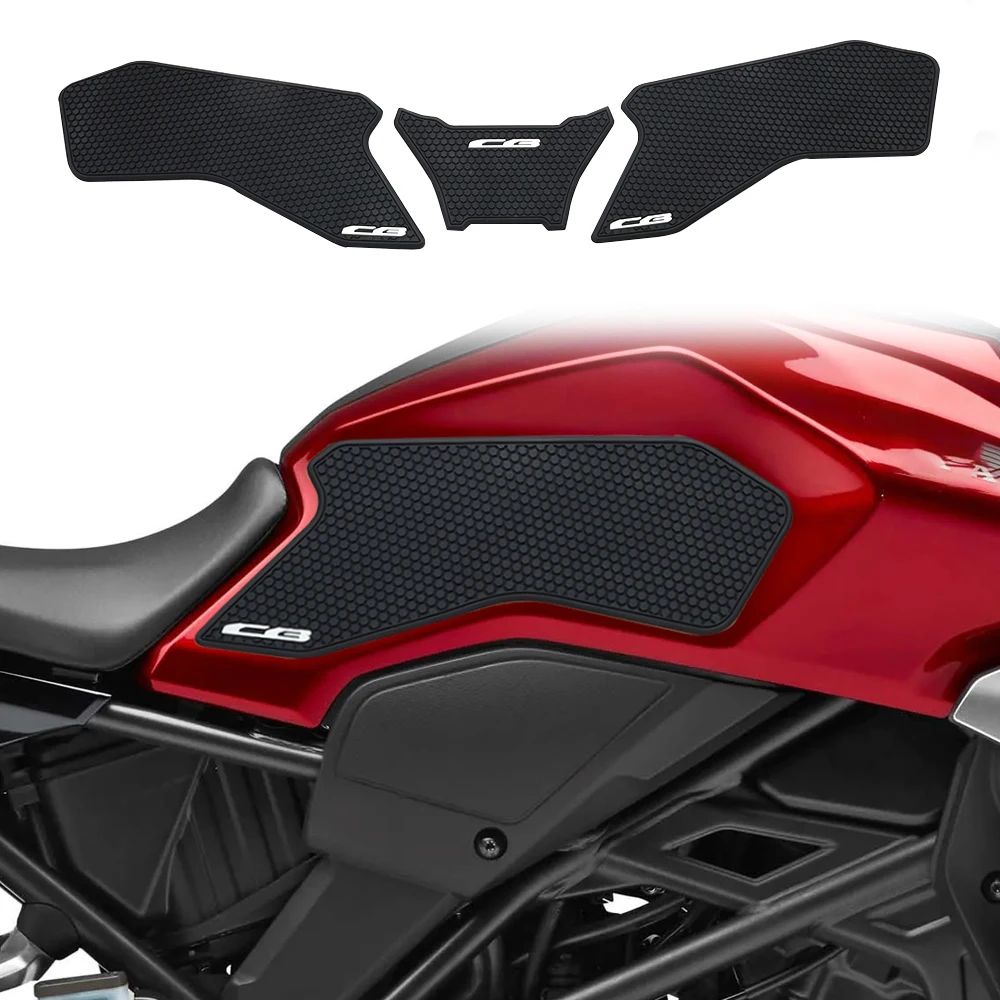 

For CB250R CB 250R CB300R CB 300R Non-slip Side Fuel Tank Stickers Waterproof Pad Rubber Sticker Black CB250R CB300R 2018-2023