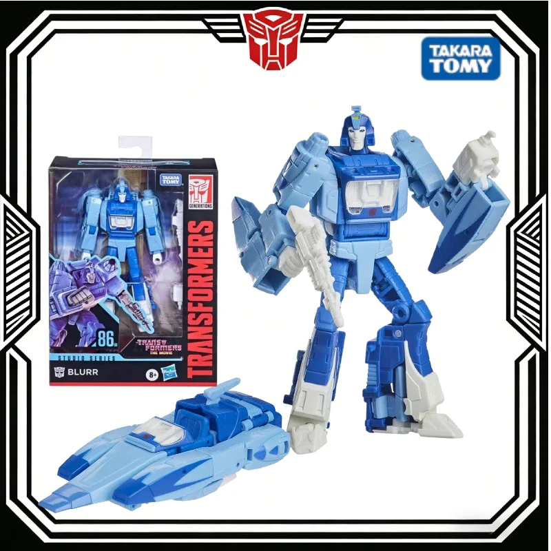 

In Stock Hasbro Studio Series 86 D Class Blurr Action Figure 3C Version garage kit Anime Cartoon Transformable Robot