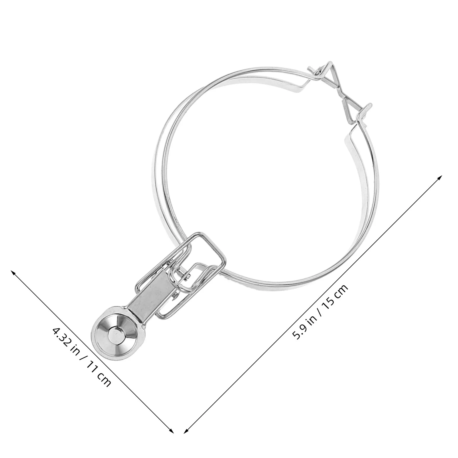 Jar Seal Clamp Stainless Steel Spring Latch for Glass Canister Lock Buckle Airtight Food Use Canning Supplies