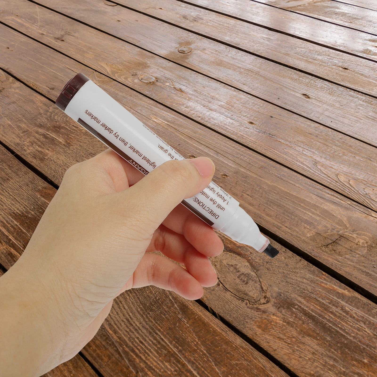 

10Pcs Furniture Touch-Up Markers Wood Repair Markers Bright White Waterproof Fast-Drying Scratch Repair Pens Home Furniture