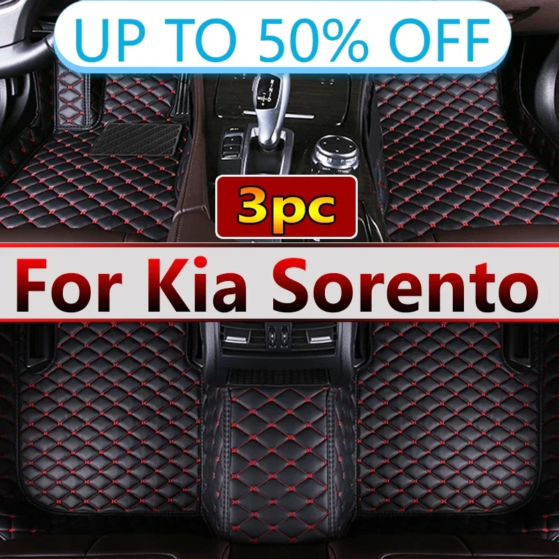 Car Floor Mats For Kia Sorento（Five Seats）2013 2014 Customauto Foot Pads Automobile Carpet Cover interior accessories