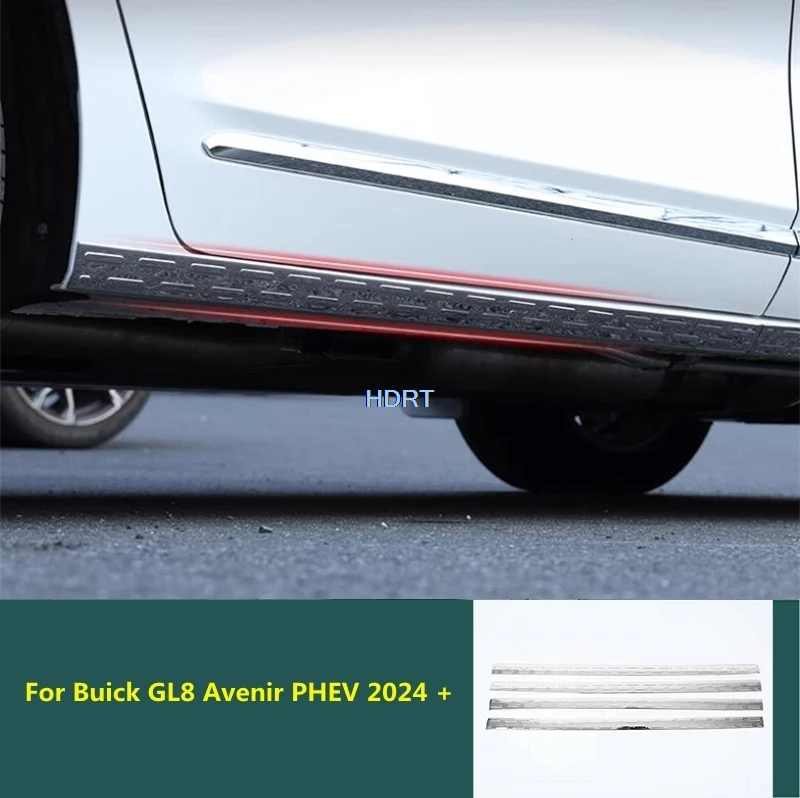 Car Styling Decoration Protector Accessories Exterior Body Molding Door Side Skirt Edge Trim For Buick GL8 Avenir PHEV 2024 +