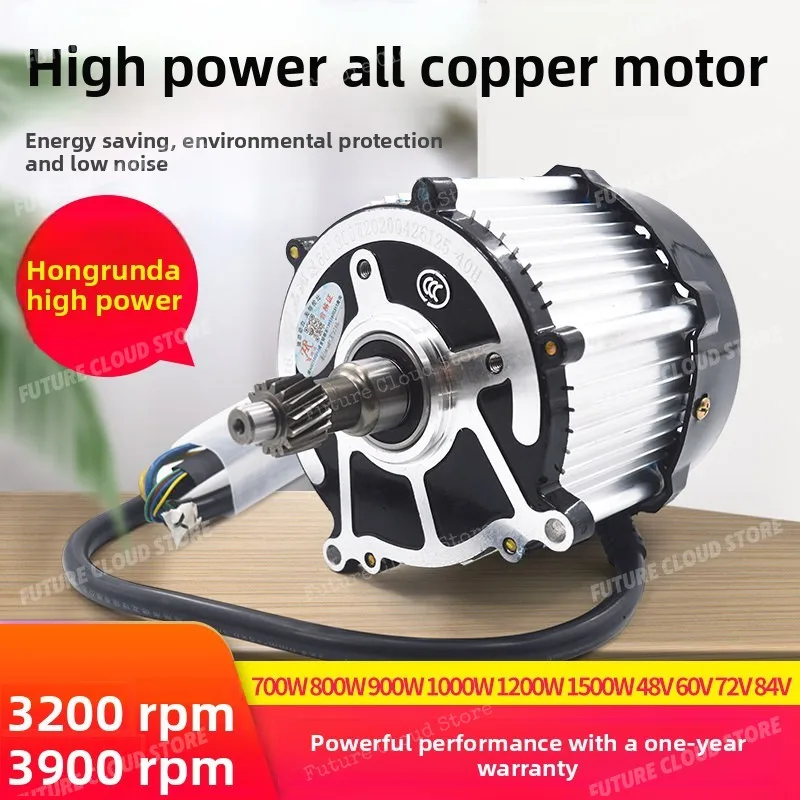 premium quality 48v 60v 72v high power pure copper brushless dc motor for electric tricycle high speed efficient energy saving