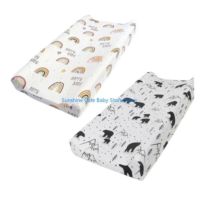 C5AF تنفس حشية متغيرة غطاء قابلة لإعادة الاستخدام حفاضات مبدل حصيرة ملاءات لينة الطفل الحفاض تغيير الجدول كم حالة للراحة