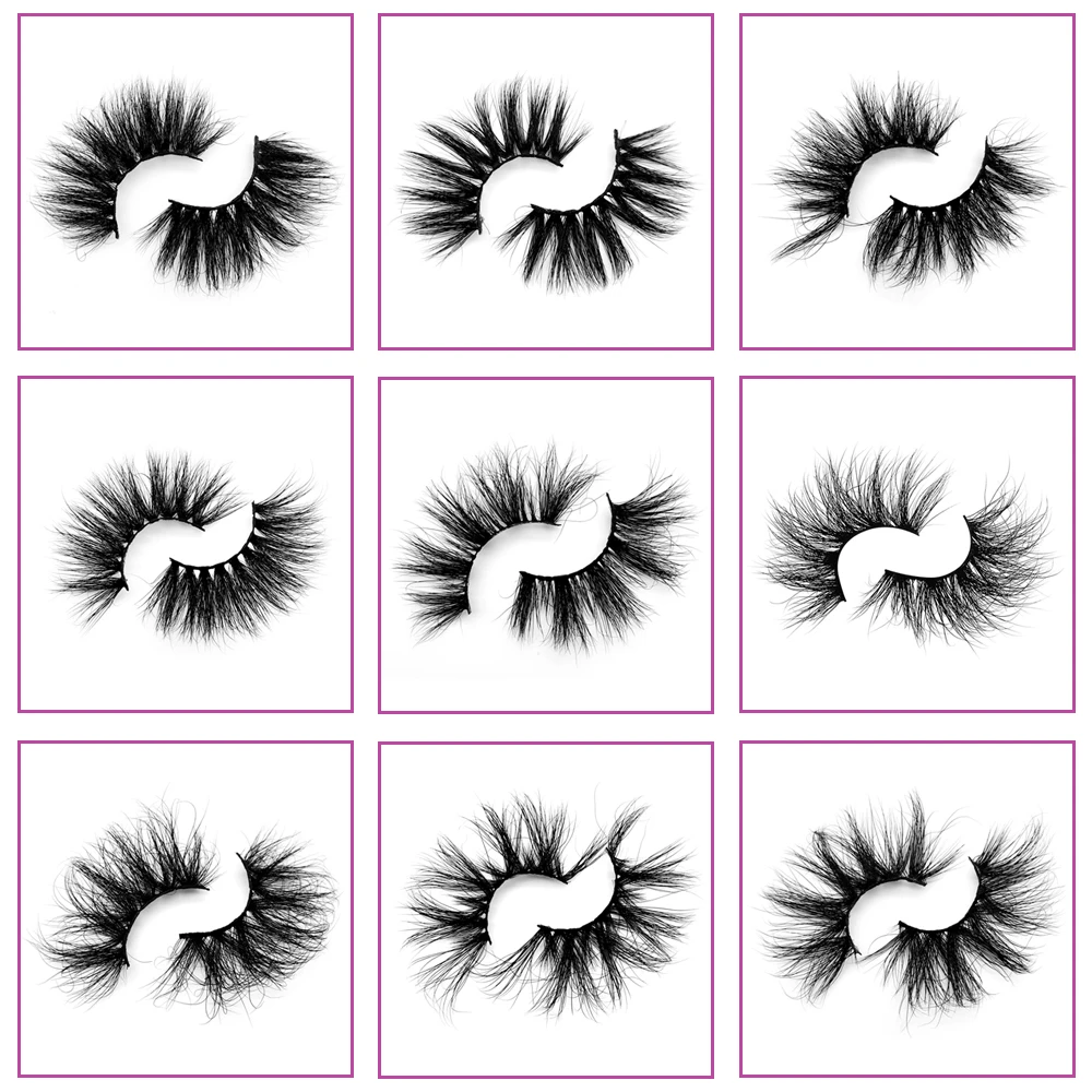 MEDY Lahes 100% Cruelty Free Mink 25mm Eyelashes 3D Mink Full Strip Lashes Handmade Soft False Eyelashes Magnetic Lashes box