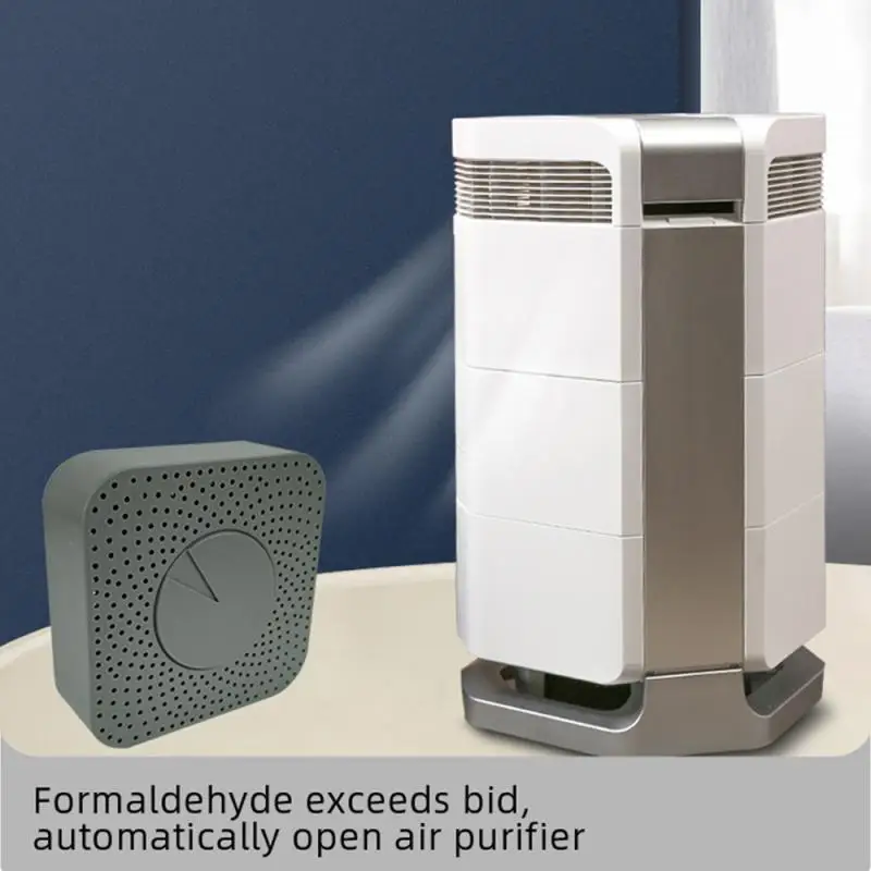 Tuya Wifi/Zigbee Luchtkwaliteit Sensor Luchtdoos Formaldehyde Voc Temperatuur Vochtigheid Co2 Sensor Smart Life App Afstandsbediening