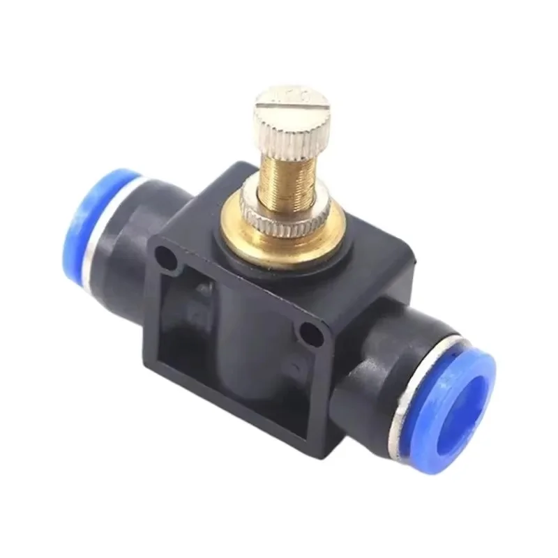 

LSA Pipeline Type Throttle Valve 4-6-8-10-12MM Pneumatic Tracheal Quick Connector Flow Limiting Valve