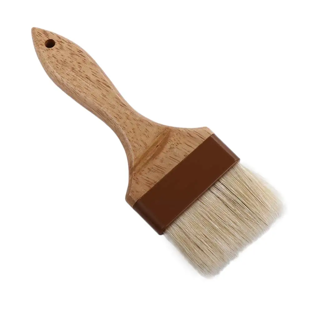 

BBQ Cooking Grill Boar Bristles Kitchen Sauce Baster Basting Brush Pastry Brush Marinade Tool