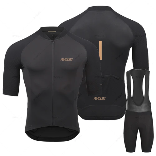 2025 Rvouei Pro Team Ropa de bicicleta hombres nueva Ropa de bicicleta de carretera Ropa de carreras transpirable Ciclismo Jersey conjunto Ropa Ciclismo Maillot