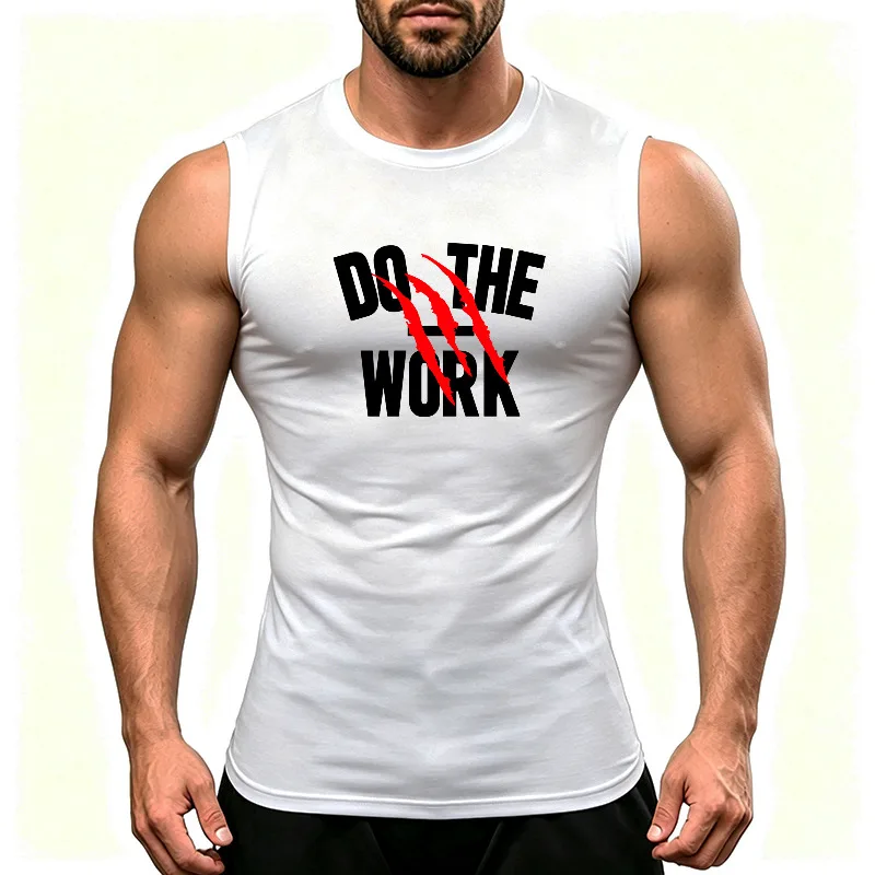 Men's Quick-drying Sports Vest Sleeveless Running T-shirts Lightweight Fitness Vest Breathable Sports Fitness Jacket Men