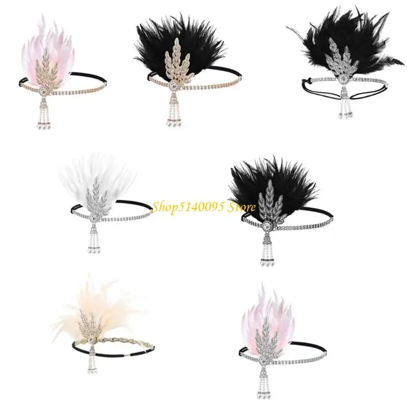 

DXAE 1920S Headsire Headsice Guble Elastic Awnestones для вечеринок для вечеринок
