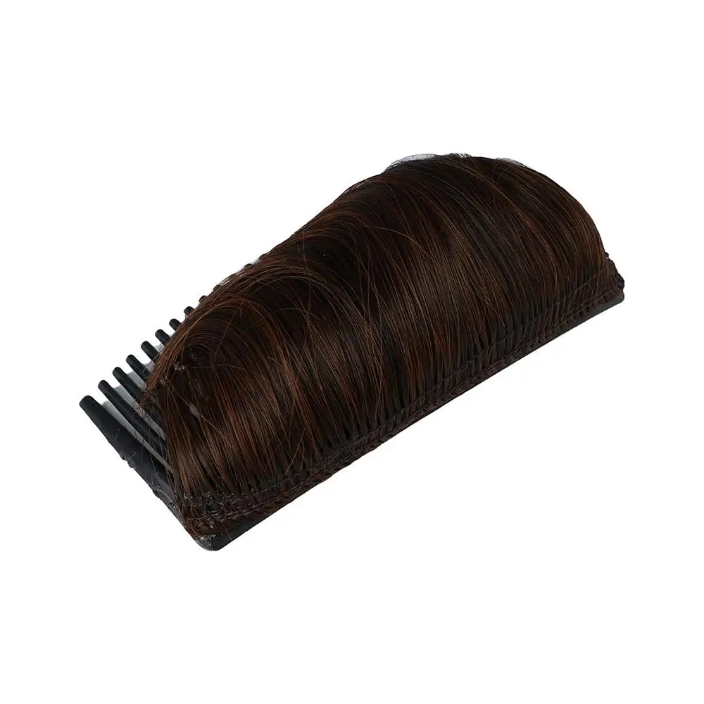 Natural Black Invisible Hairpin Hair Combs Synthetic Princess Styling Tools Hair Pad False Hair Clip Hair Bun
