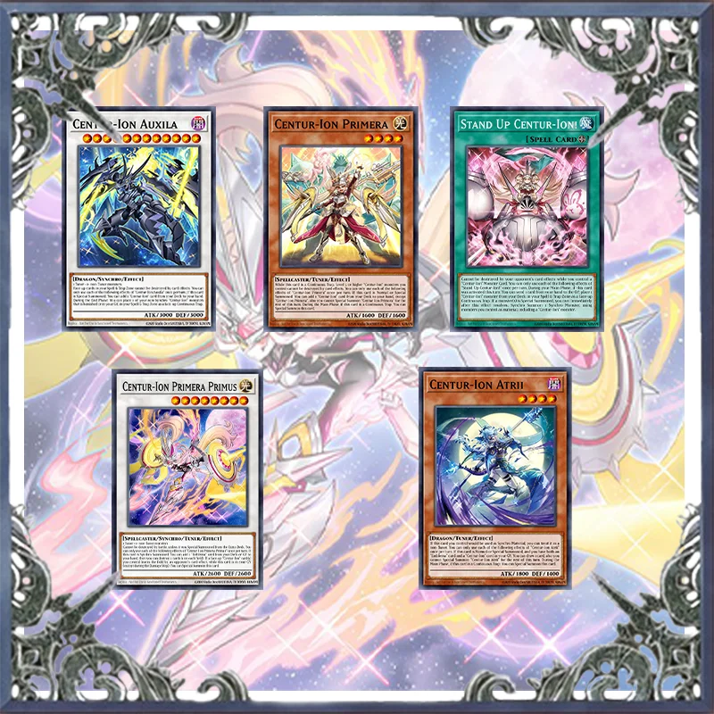 70 Uds. Baraja de juego de cartas Centur-Ion Yugioh fácil de tocar no Original Master Duel DIY Deck MD Centur-Ion Primera Primus